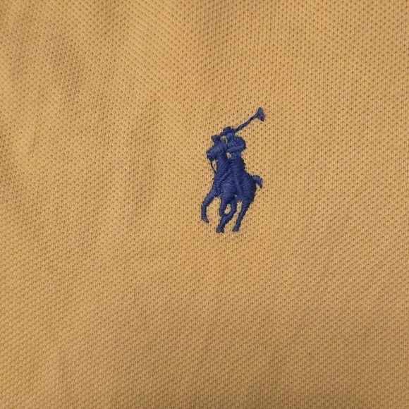 Ralph Lauren Women's Yellow Classic Fit Polo ~ Size Medium - Picture 4 of 9